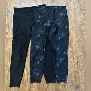 2 Pair Old Navy Go Dry Leggings